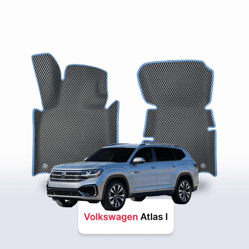 Car mats EVA for Volkswagen Atlas 1 gen 2017-2027 year SUV