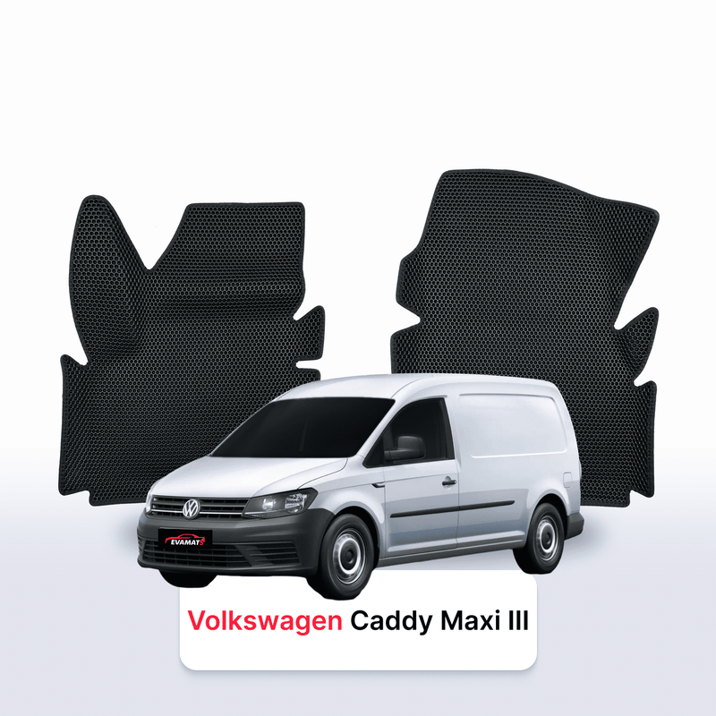 Car mats EVA for Volkswagen Caddy Maxi III gen 2004-2020 year VAN