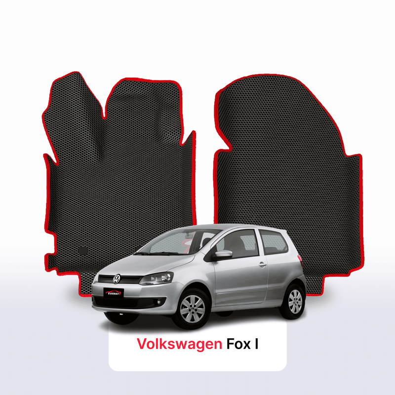 Car mats EVA for Volkswagen Fox I gen 2003-2021 year HATCHBACK 3 door