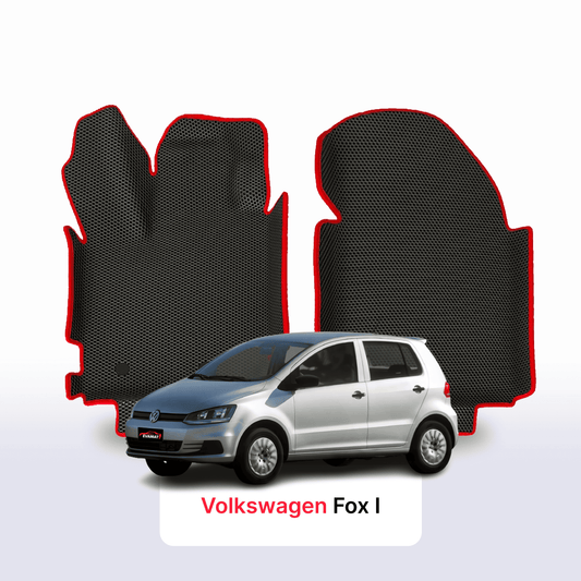 Car mats EVA for Volkswagen Fox I gen 2003-2021 year HATCHBACK 5 door