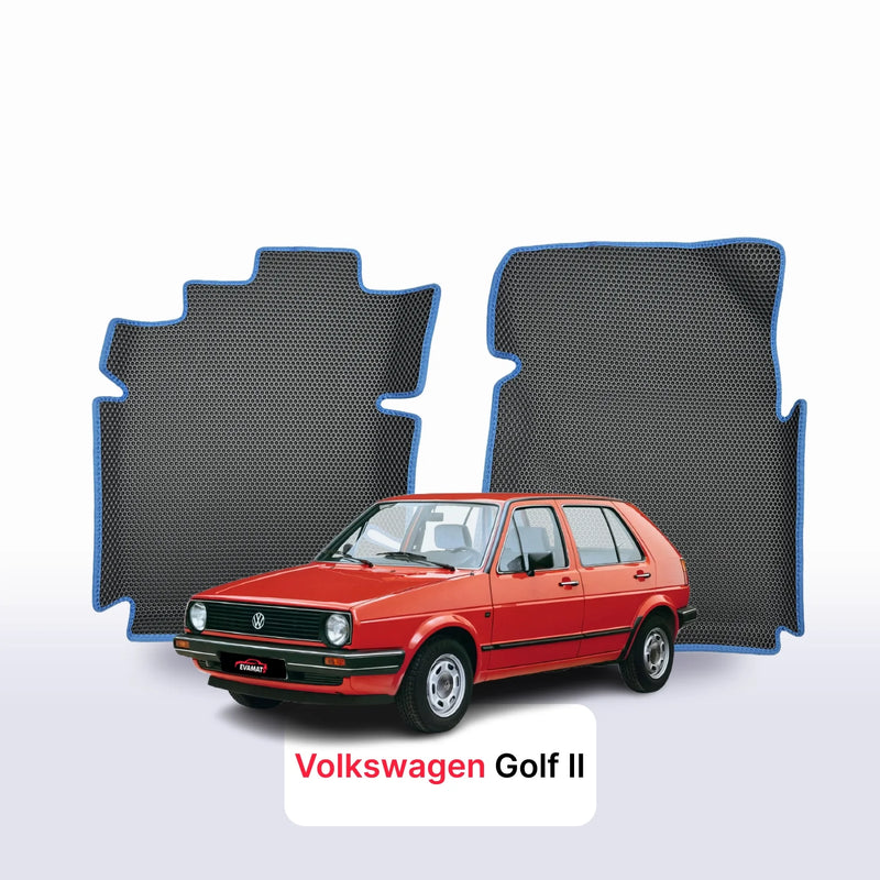 Car mats EVA for Volkswagen Golf(MK2) 2 gen 1983-1992 year HATCHBACK 5 door