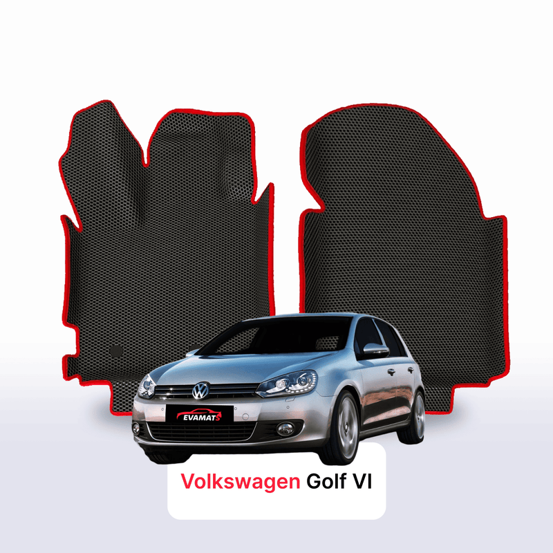 Car mats EVA for Volkswagen Golf (MK6) VI gen 2008-2012 year HATCHBACK 5 door