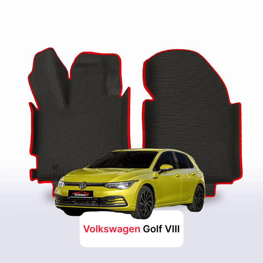 Car mats EVA for Volkswagen Golf(MK8) VIII gen 2019-2028  year HATCHBACK 5 door + EVA heel pad