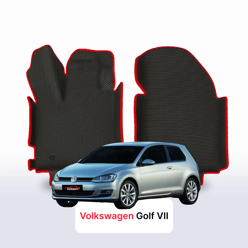 Car mats EVA for Volkswagen Golf(MK7) VII gen 2012-2020 year HATCHBACK 3 door