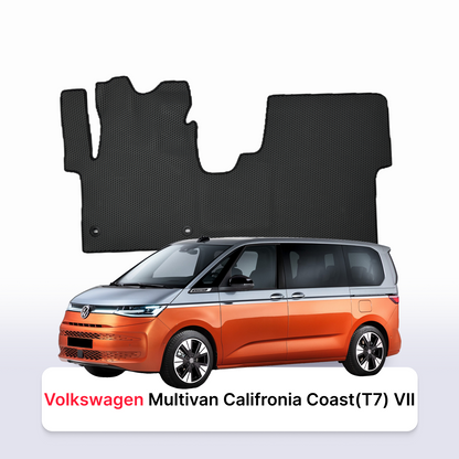 Car mats EVA for Volkswagen Multivan California Coast(T7) VII gen 2021-2027 year MINIVAN