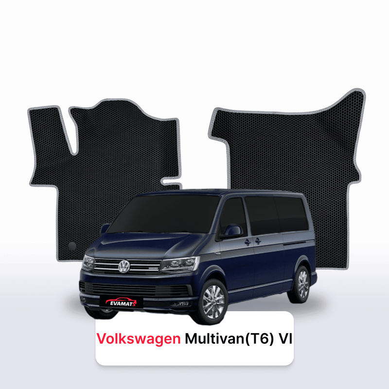 Car mats EVA for Volkswagen Multivan(T6) VI gen 2015-2021 year MINIVAN