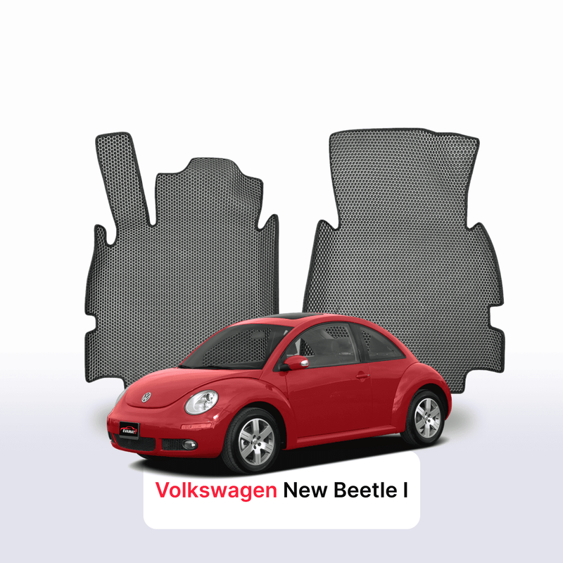 Car mats EVA for Volkswagen New Beetle 1 gen 1997-2010 year HATCHBACK 3 door