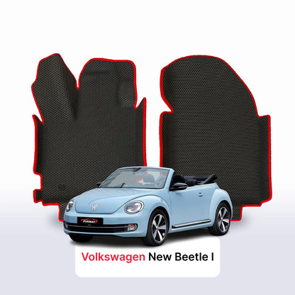 Car mats EVA for Volkswagen New Beetle 1 gen 1997-2010 year CABRIO