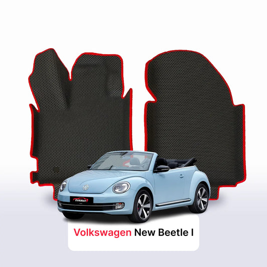 Car mats EVA for Volkswagen New Beetle 1 gen 1997-2010 year CABRIO