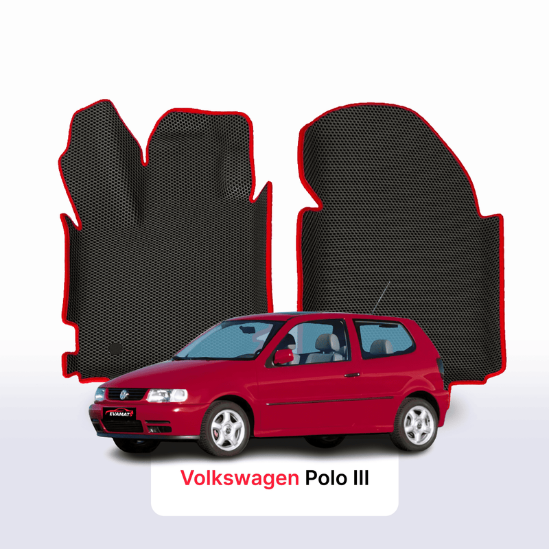 Car mats EVA for Volkswagen Polo(MK3) III gen 1994-2001 year HATCHBACK 3 door