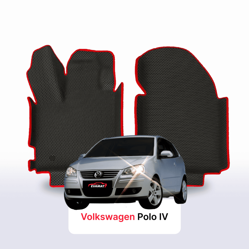 Car mats EVA for Volkswagen Polo(MK4) IV gen 2001-2009 year HATCHBACK 3 door