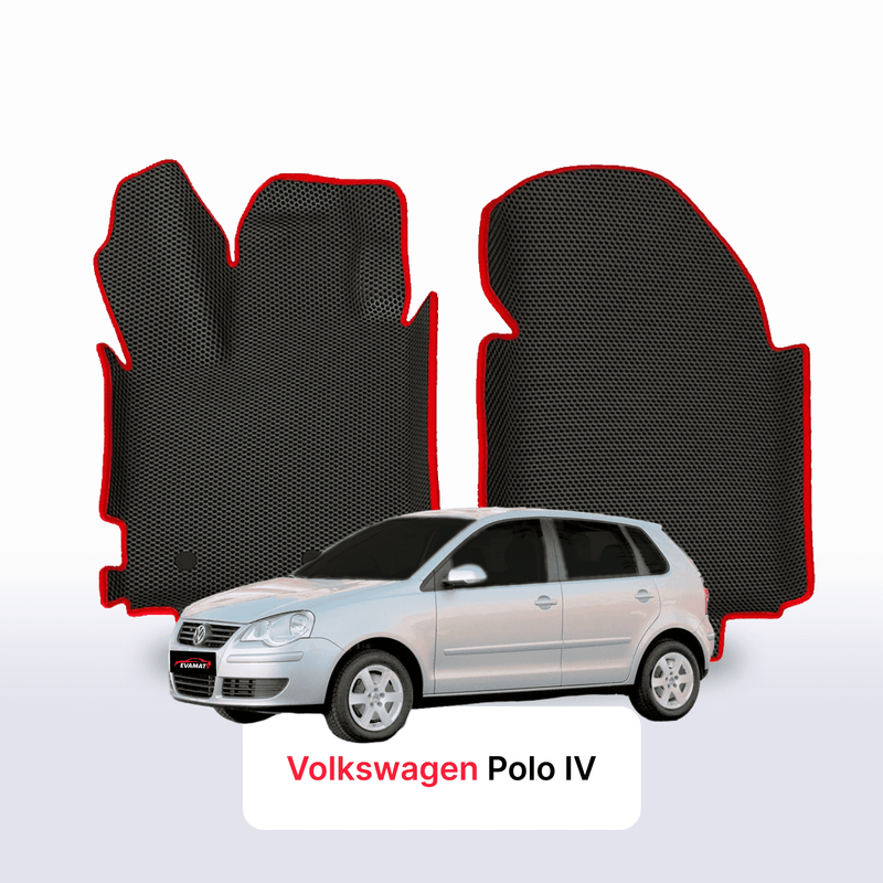 Car mats EVA for Volkswagen Polo(MK4) IV gen 2001-2009 year HATCHBACK 5 door