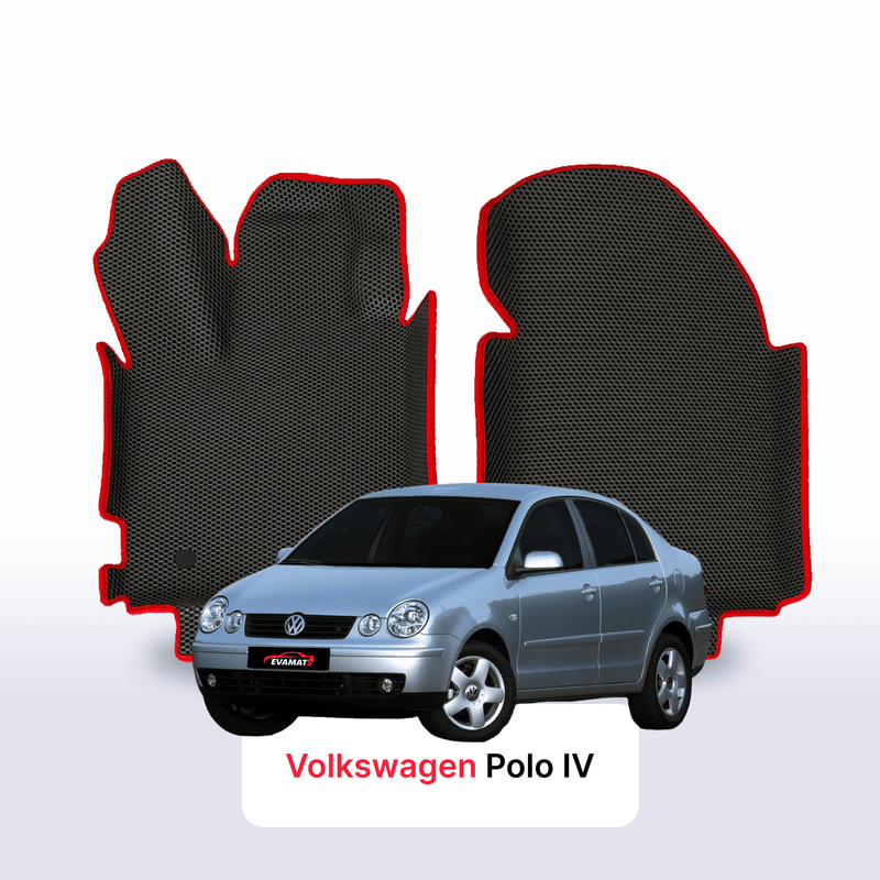 Car mats EVA for Volkswagen Polo(MK4) IV gen 2001-2009 year SEDAN