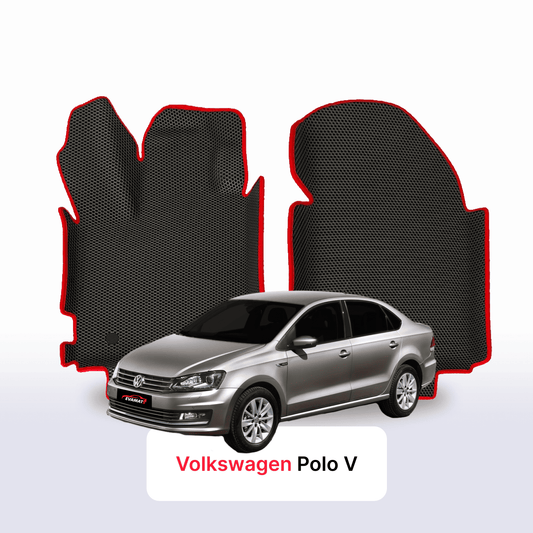 Car mats EVA for Volkswagen Polo(MK5) V gen 2009-2017 year SEDAN