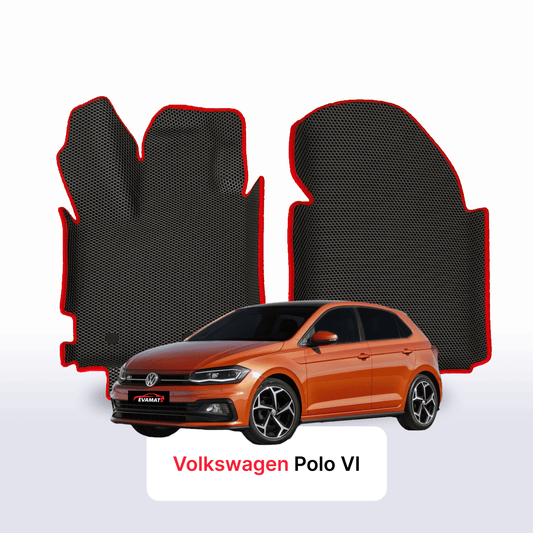 Car mats EVA for Volkswagen Polo(MK6) VI gen 2017-2027 year HATCHBACK 5 door