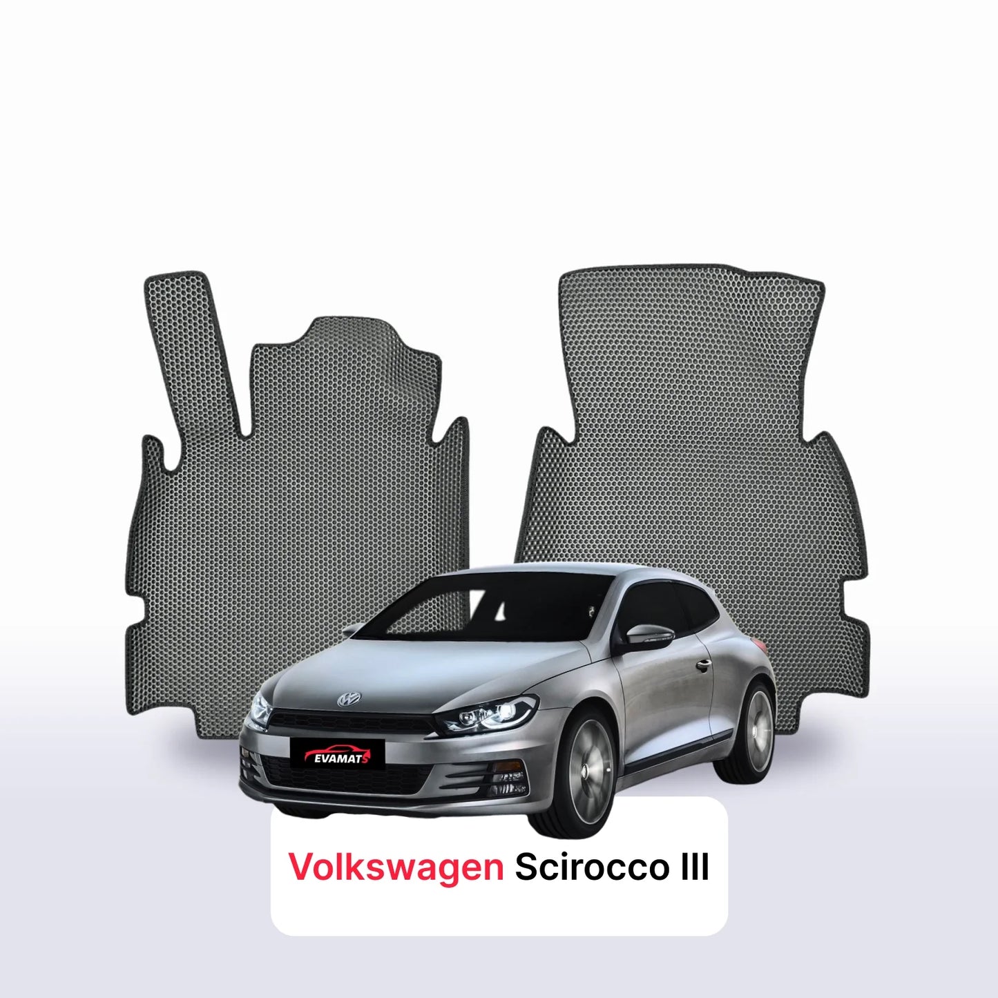 Car mats EVA for Volkswagen Scirocco III gen 2008-2017 year HATCHBACK 3 door