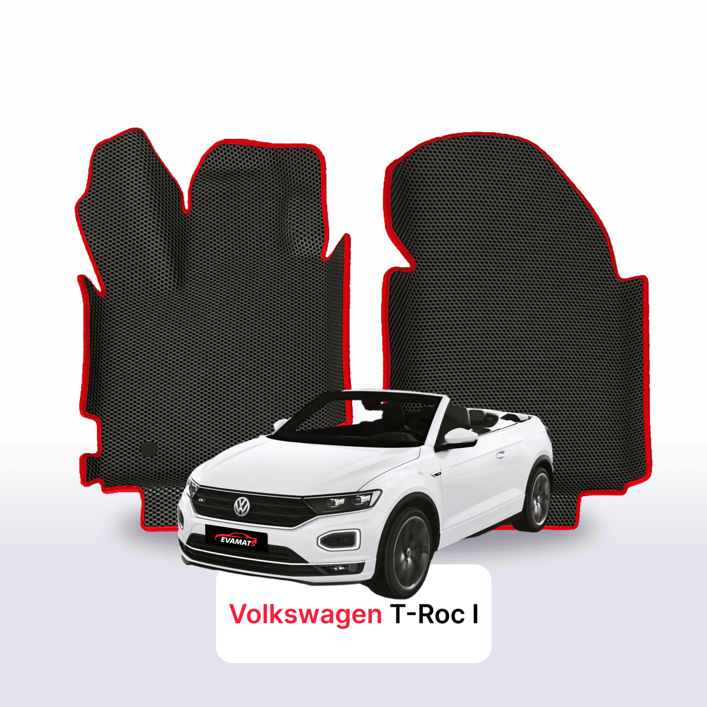 Car mats EVA for Volkswagen T-Roc I gen 2017-2026 year SUV CABRIO