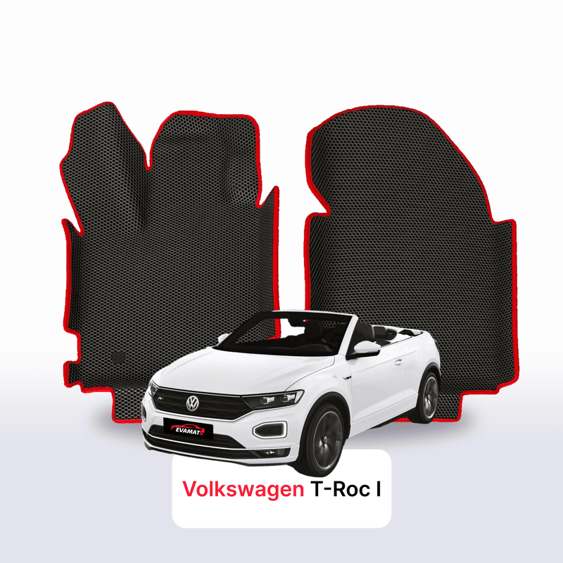 Car mats EVA for Volkswagen T-Roc I gen 2017-2026 year SUV CABRIO