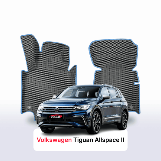 Car mats EVA for Volkswagen Tiguan Allspace II gen 2024-2028 year SUV 7 seater
