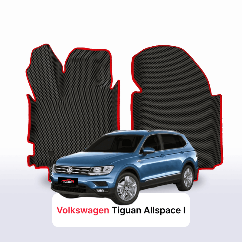 Car mats EVA for Volkswagen Tiguan Allspace I gen 2016-2024 year SUV 5 seater