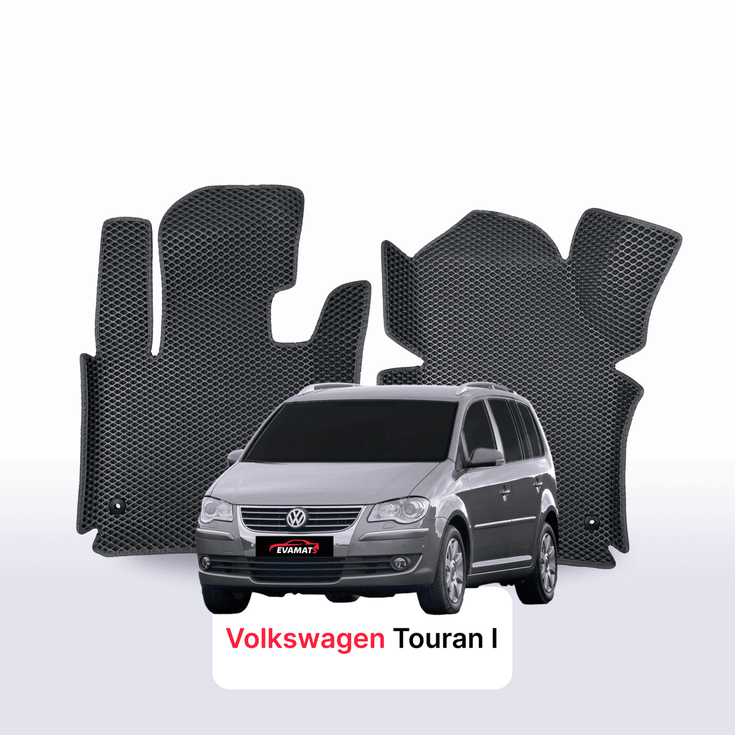 Car mats EVA for Volkswagen Touran I gen 2003-2015 year MINIVAN