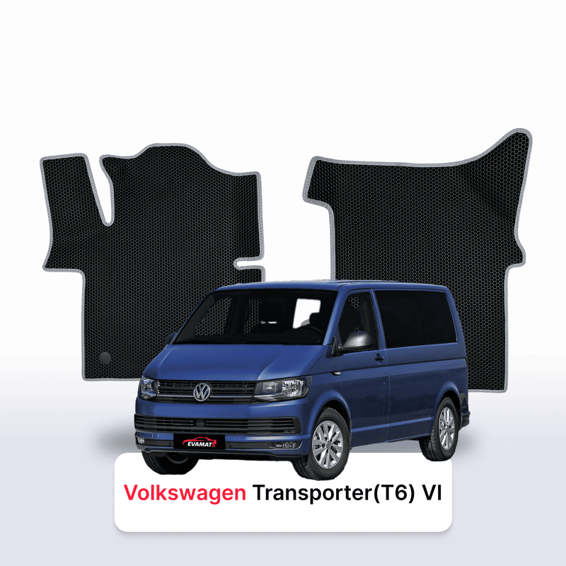 Car mats EVA for Volkswagen Transporter(T6) VI gen 2015-2024 year MINIVAN