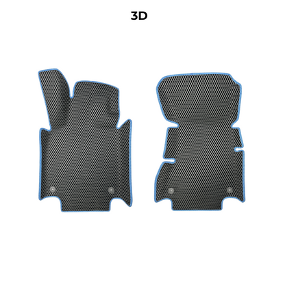 Car mats EVA for Mitsubishi Outlander 3 gen 2012-2022 year SUV