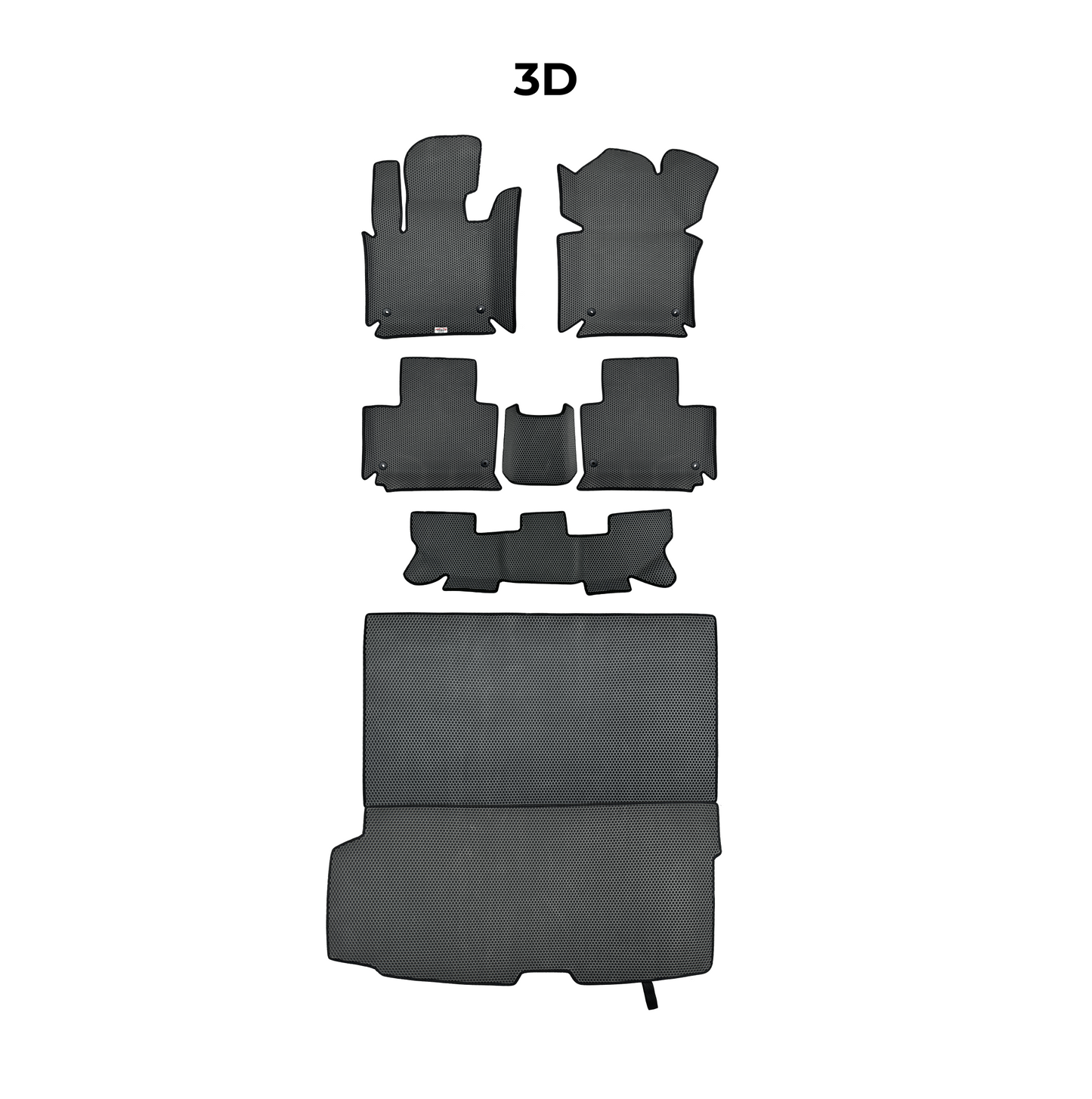 Tapis de voiture EVA pour Toyota Sequoia (XK60) 2 génération 2008-2022 année SUV