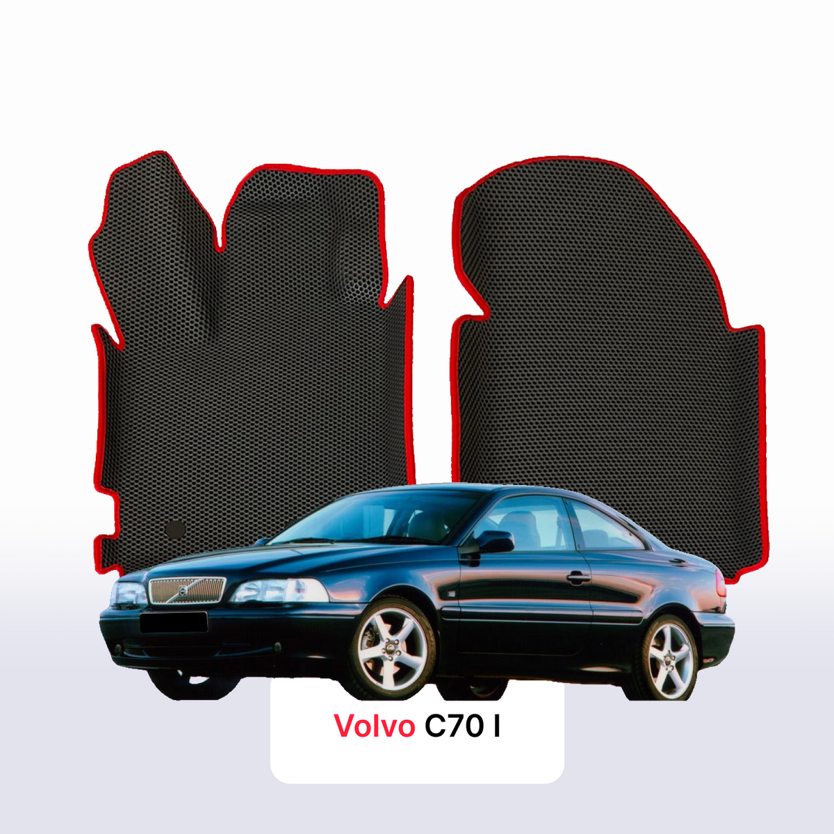 Car mats EVA for Volvo C70 1 gen 1997-2005 year COUPE