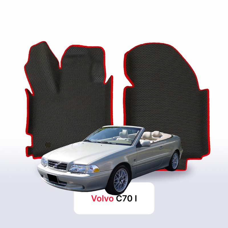Car mats EVA for Volvo C70 1 gen 1997-2005 year CABRIO