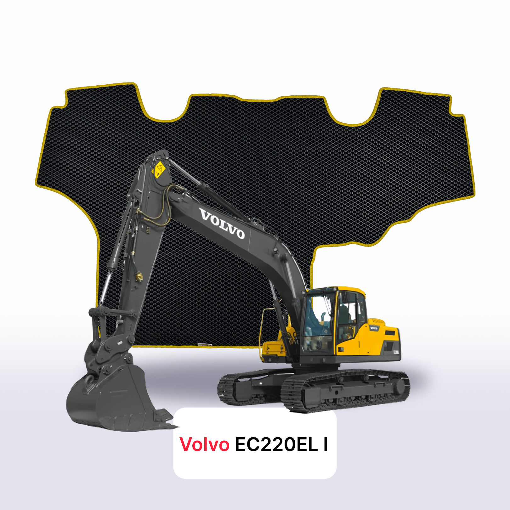 Car mats EVA for Volvo EC220EL 1 gen 2016-2018 year DIGGER