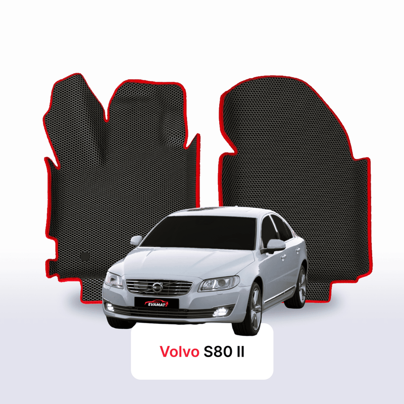 Car mats EVA for Volvo S80 2 gen 2006-2016 year SEDAN