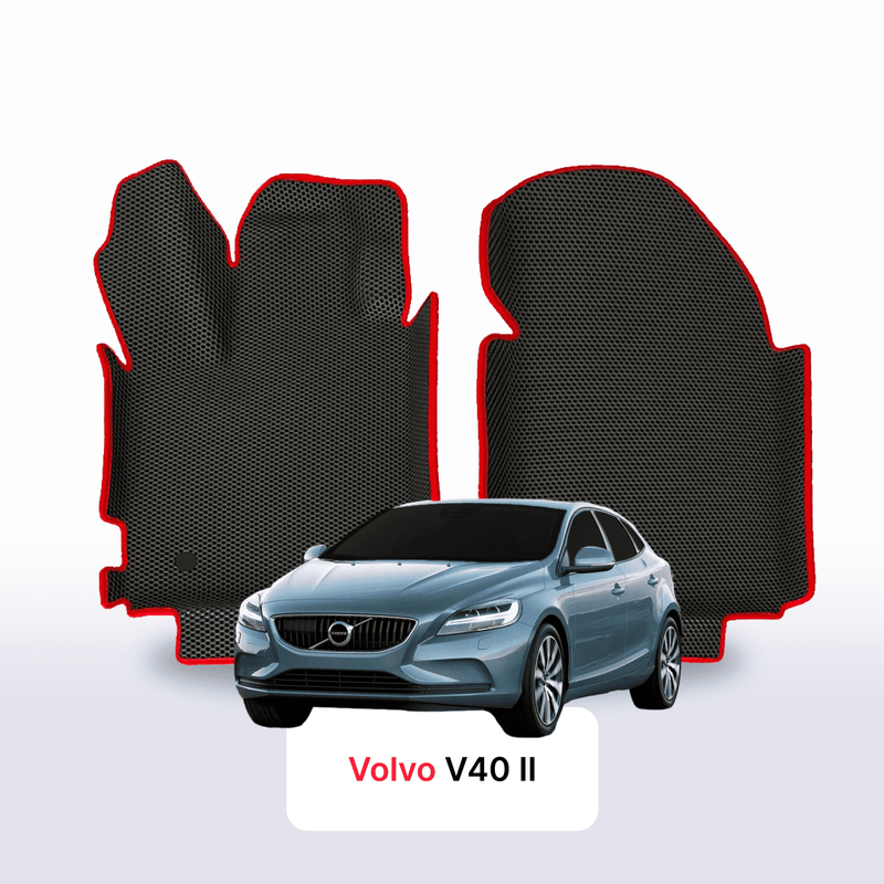 Car mats EVA for Volvo V40 2 gen 2012-2019 year HATCHBACK 5 door