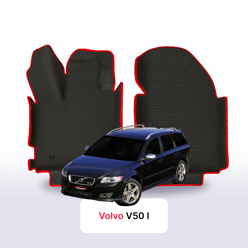 Car mats EVA for Volvo V50 1 gen 2004-2012 year STATION WAGON