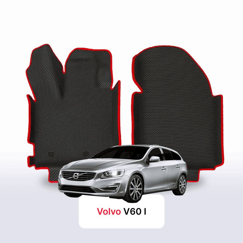 Car mats EVA for Volvo V60 1 gen 2010-2018 year STATION WAGON