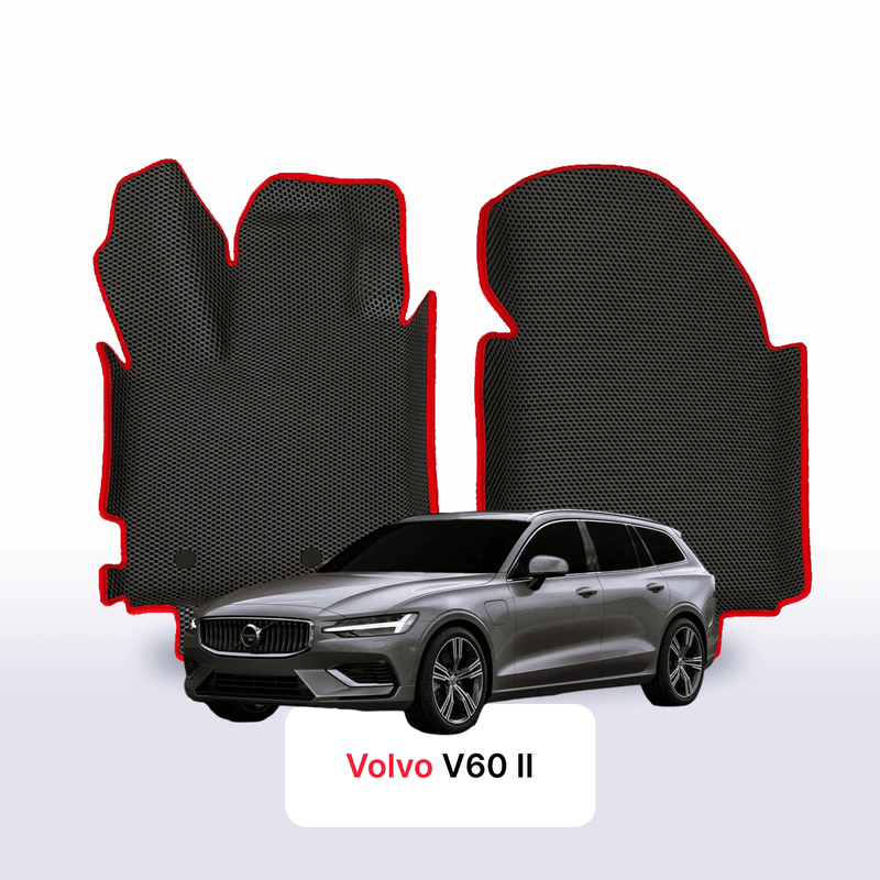 Car mats EVA for Volvo V60 2 gen 2018-2028 year STATION WAGON
