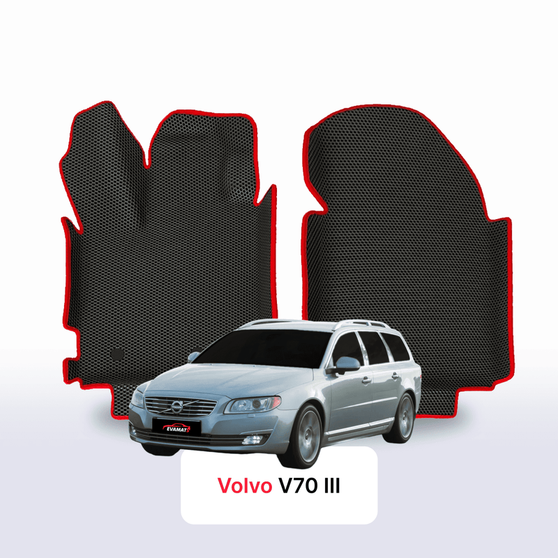 Car mats EVA for Volvo V70 3 gen 2007-2016 year STATION WAGON