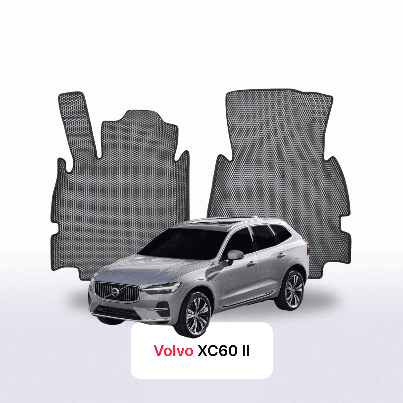 Car mats EVA for Volvo XC60 2 gen 2017-2027 year SUV + EVA heel pad