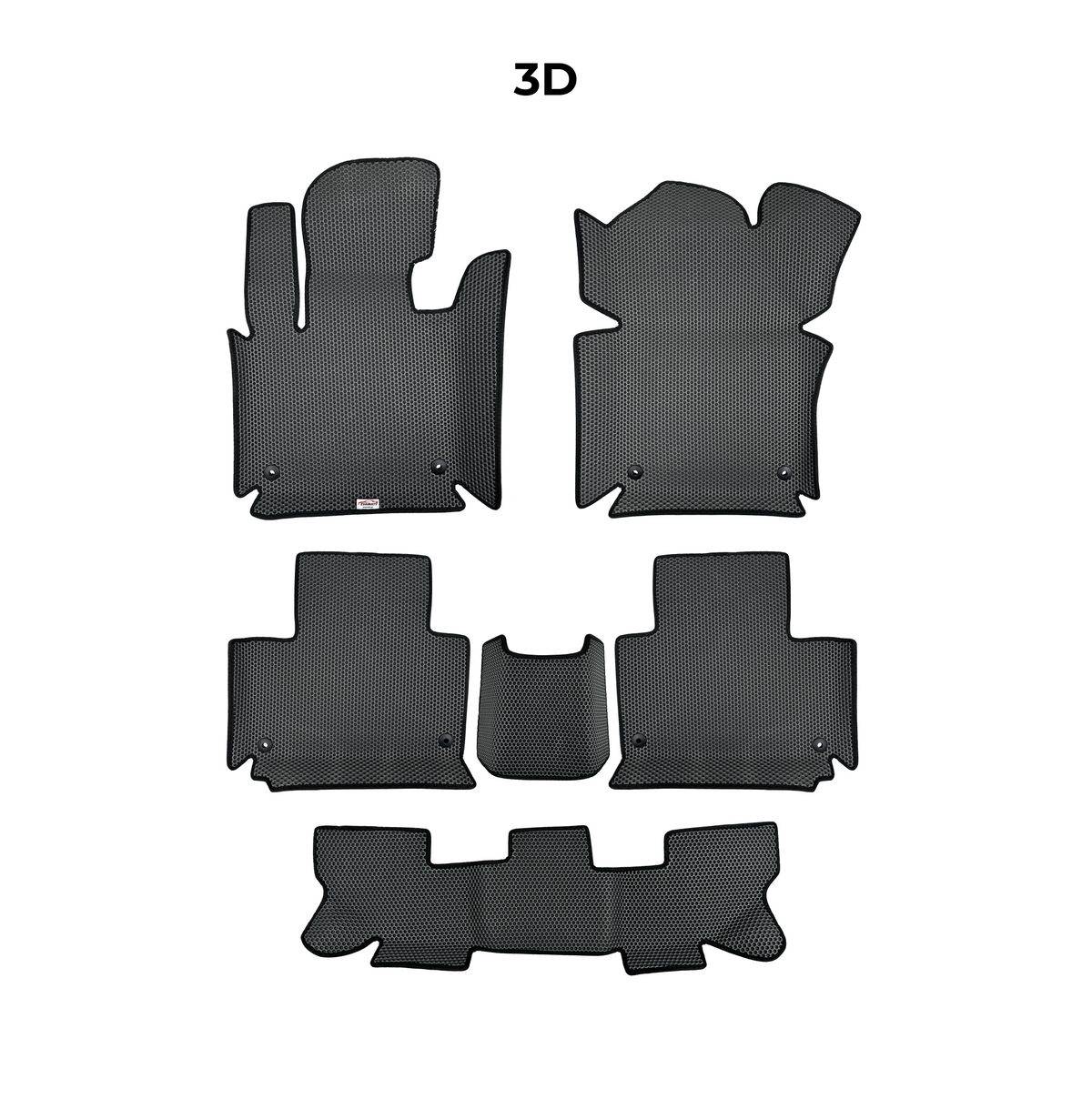 Car mats EVA for BAIC BJ60 1 gen 2022-2027 year SUV 7 SEATER