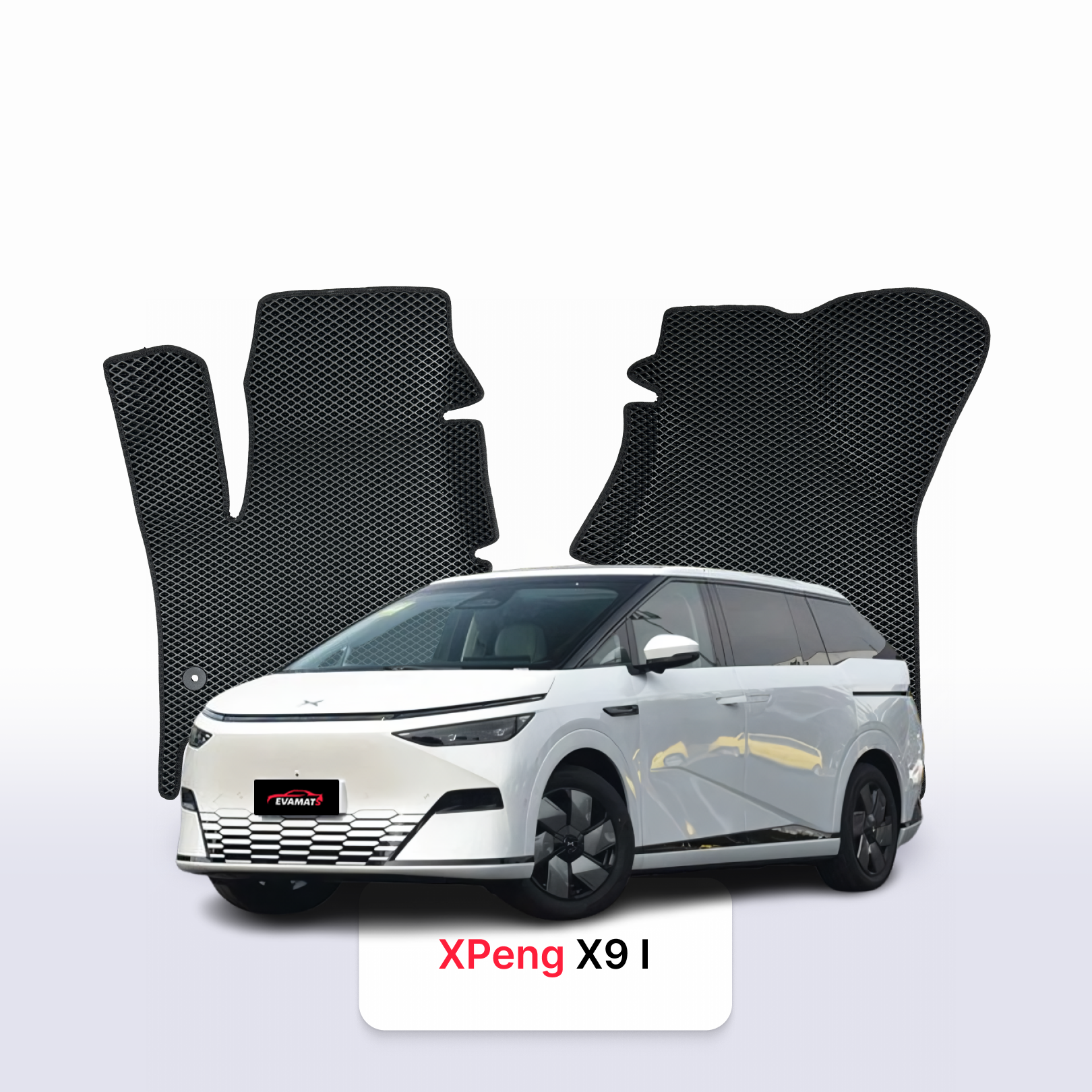 Car mats EVA for XPeng X9 1 gen 2023-2027 year MINIVAN