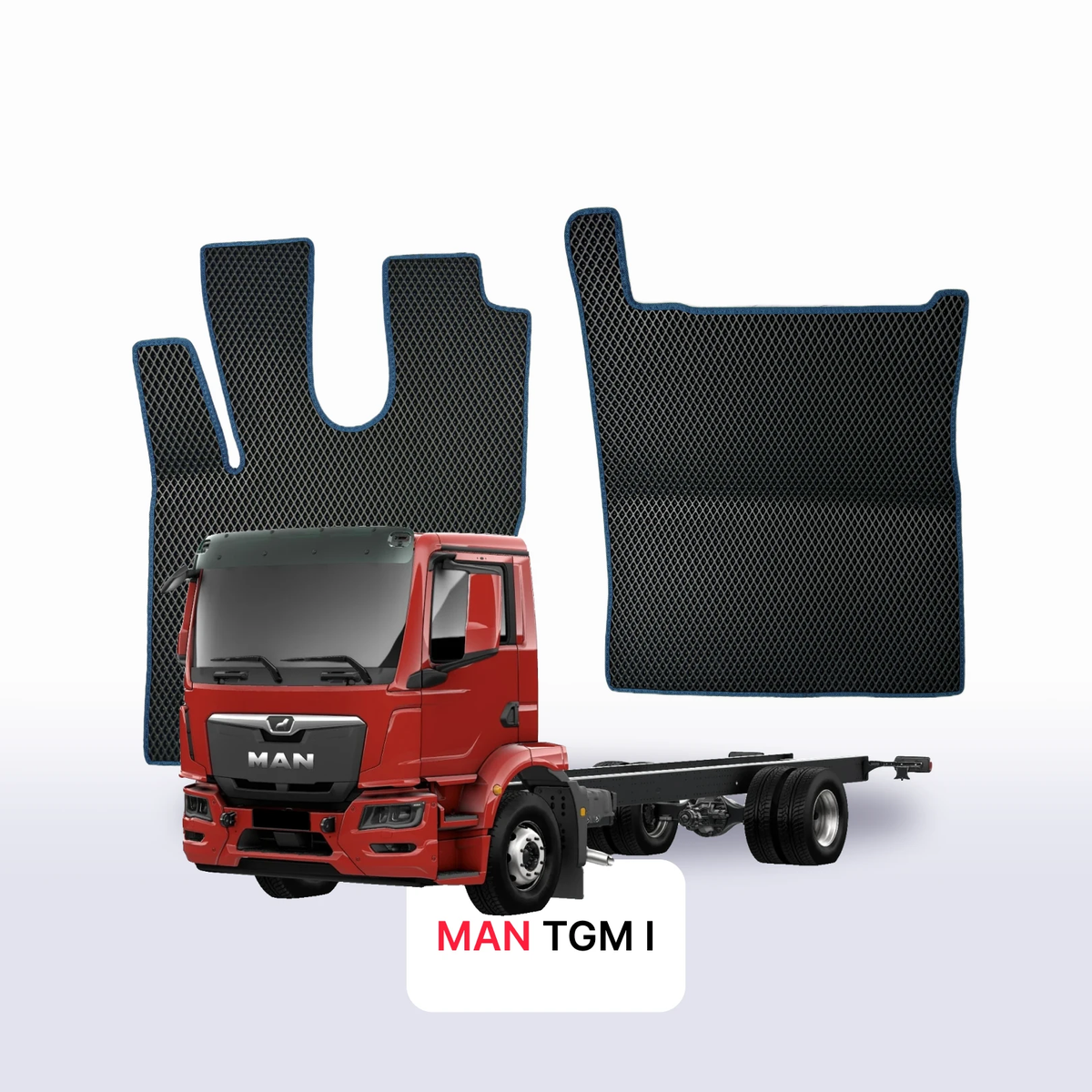 Car mats EVA for MAN TGM 1 gen 2005-2020 year TRUCK