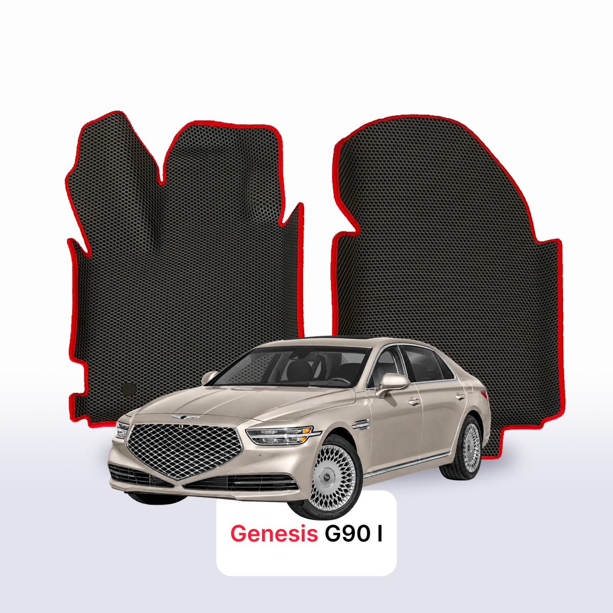 Car mats EVA for Genesis G90 2 gen 2021-2027 year SEDAN