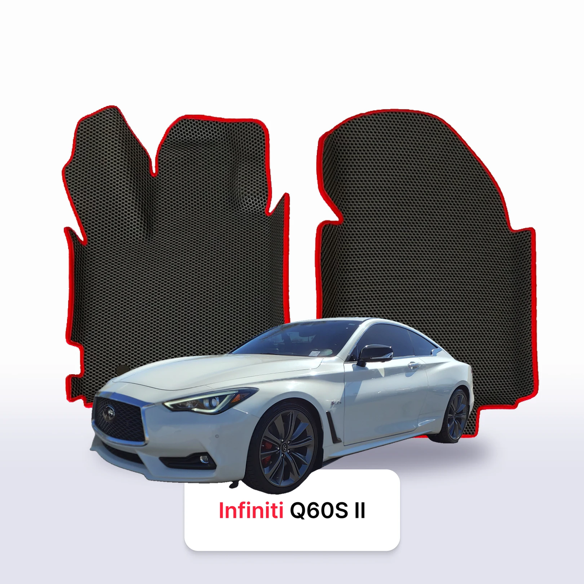 Car mats EVA for Infiniti Q60S 2 gen 2016-2022 year COUPE