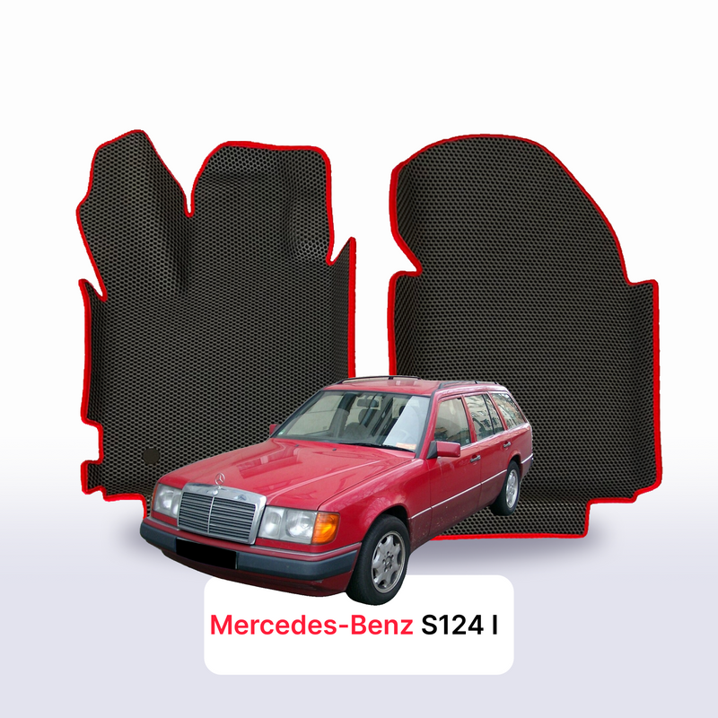 Car mats EVA for Mercedes-Benz S124 1984–1993 year STATION WAGON