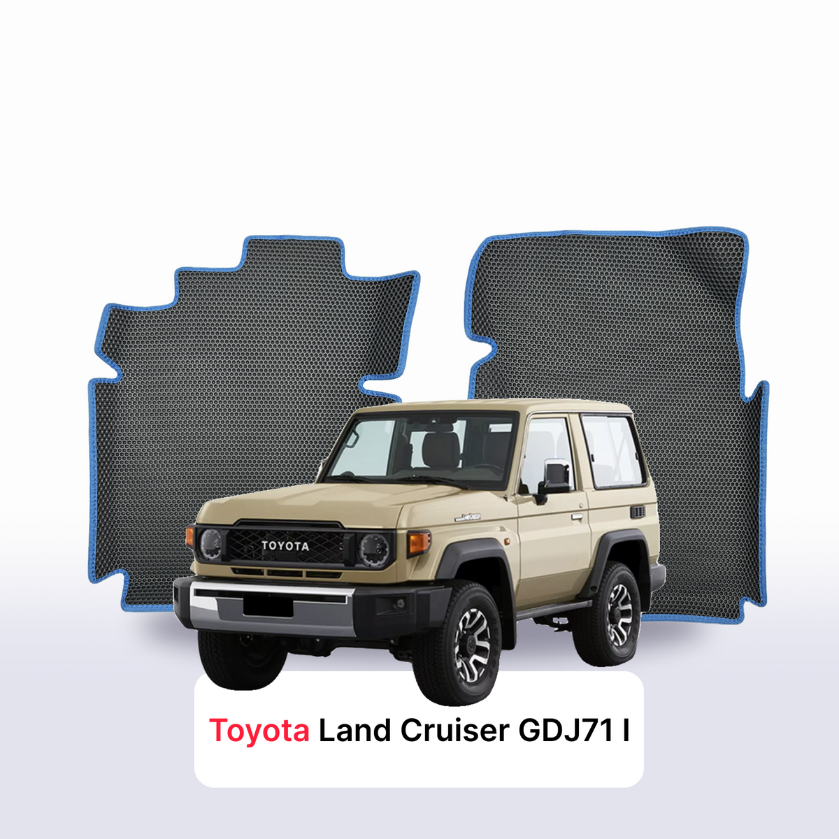 Car mats EVA for Toyota Land Cruiser GDJ71 z arabii 1 gen 2024-2027 year SUV 3 DOOR