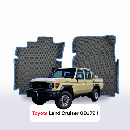 Car mats EVA for Toyota Land Cruiser GDJ79 z arabii 1 gen 2024-2027 year PICK-UP DOUBLE CABIN
