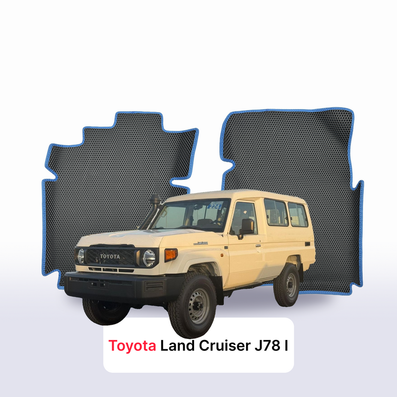 Car mats EVA for Toyota Land Cruiser J78 z arabii 1 gen 2024-2027 year SUV 3 DOOR