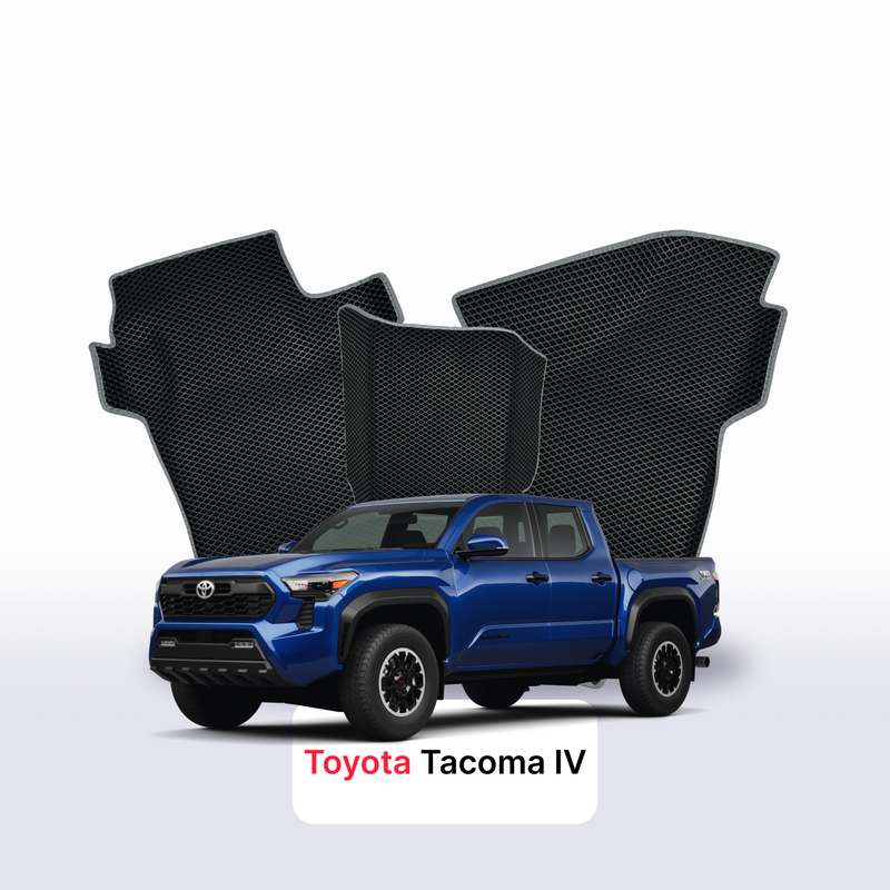 Car mats EVA for Toyota Tacoma 4 gen 2024-2027 year PICK-UP DOUBLE CABIN